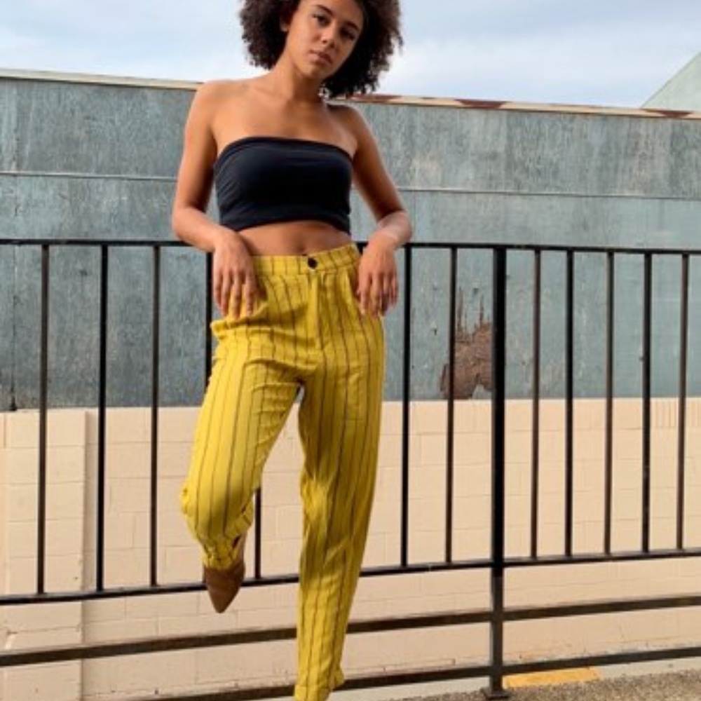 Relaxed Pinstripe Trousers!!